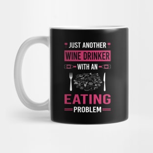 Wine Drinker Eating Mug
